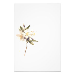 Botanical Lemon Watercolor Art Print-Stage1  Photo Print
