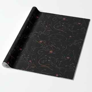 Botanical Line Art Wrapping Paper