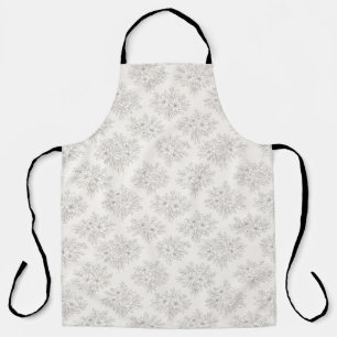Botanical Line Bouquet Pattern Apron