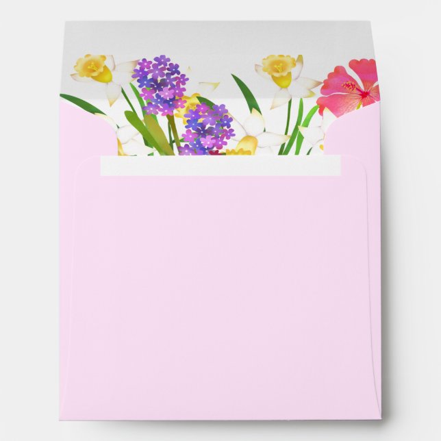 Botanical Lined Envelope (Back (Bottom))
