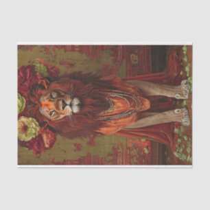 Botanical Lion Tissue Paper