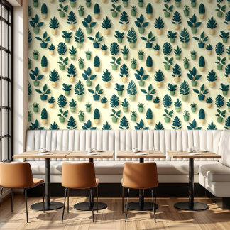 Botanical Loft Oasis | Luxury Airbnb Decor Wallpaper
