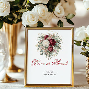 Botanical Love is Sweet Eucalyptus Wedding Sign