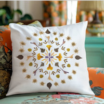Botanical Mandala Pressed Flower Artwork