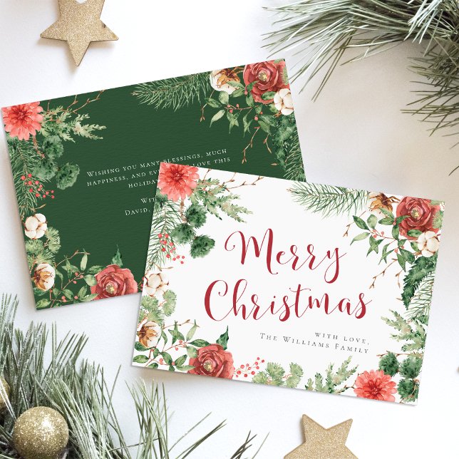 Botanical Merry Christmas Cards (Botanical Merry Christmas Cards
)