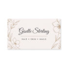 Botanical Minimalist Blush Beauty Salon QR Code