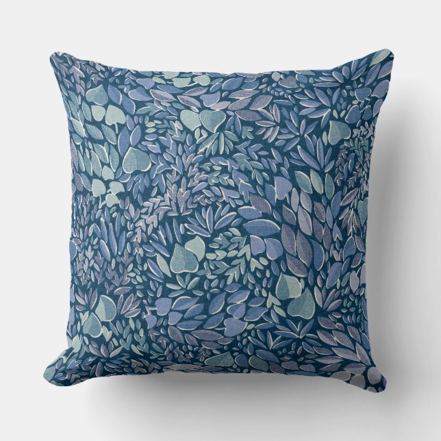 Botanical Mix Throw Pillow (Front)