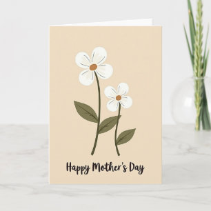 Botanical Moms Day Art Card