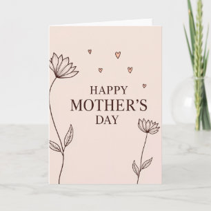 Botanical Moms Day Image Card
