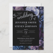 Botanical Moonlight | Gothic Floral Wedding