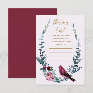 Botanical Mother's Blessing Card Prayers Note Card