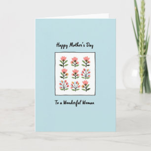 Botanical Mothers Day Frame Card