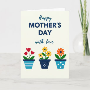 Botanical Mothers Day Wishes Card