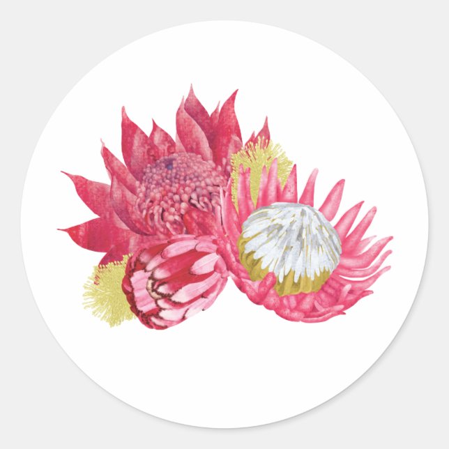Botanical Native Flower Stickers (Front)