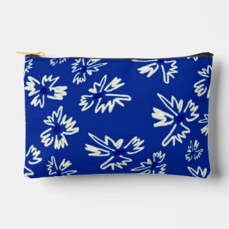 botanical pattern accessory pouch