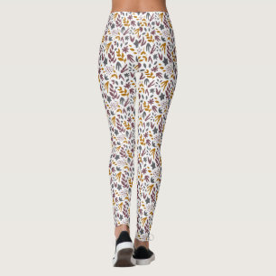 Botanical Pattern Customize Leggings