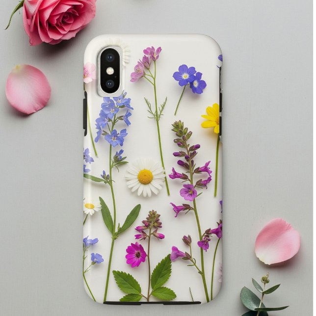 Botanical Phone Case with Wildflowers | iPhone  (Creator Uploaded)