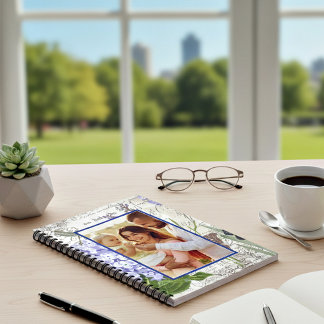 Botanical photo frame notebook