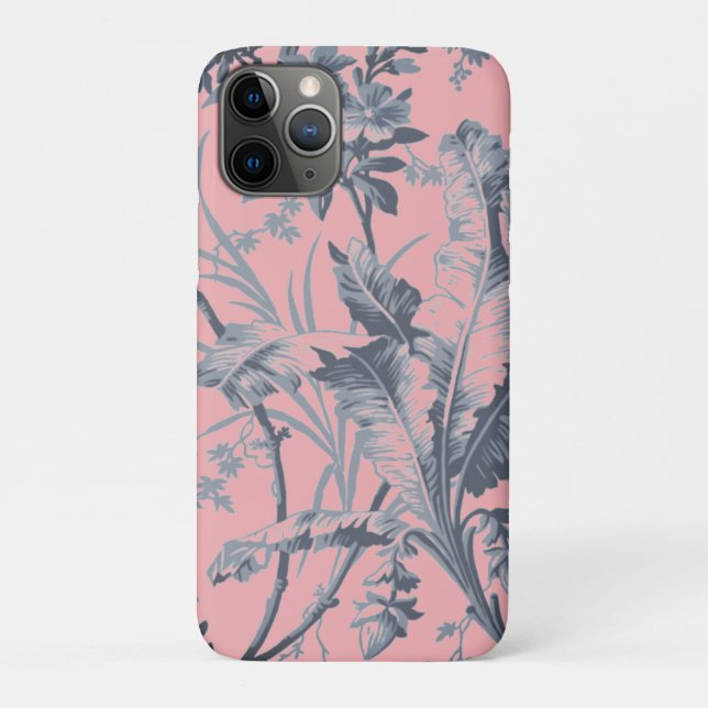 Botanical Pink Chinoiserie  Case-Mate iPhone Case (Back)
