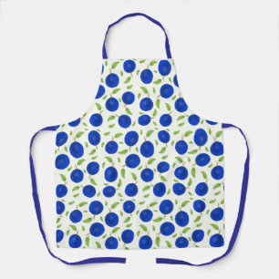 Botanical Plums Collection Ivory Apron