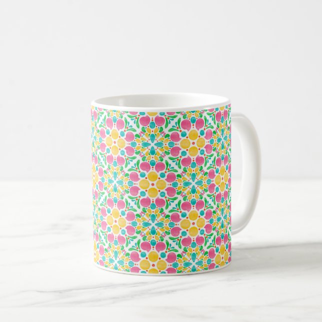 Botanical Pop_Candy Coffee Mug (Front Right)