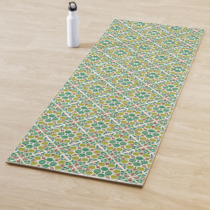 Botanical Pop - Olive Yoga Mat
