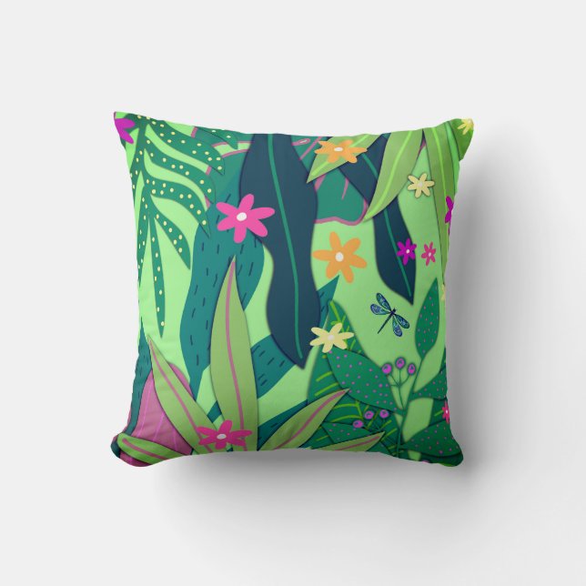 Botanical Print #12 Recoleta Throw Pillow (Front)