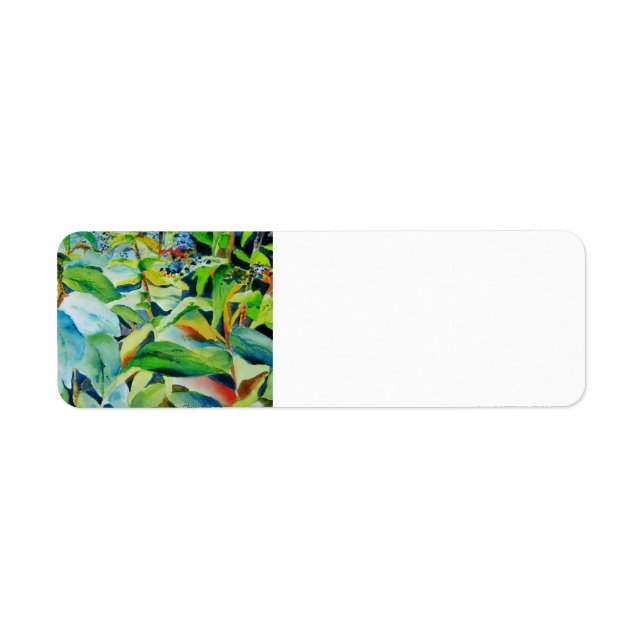 Botanical Return Address Label (Front)