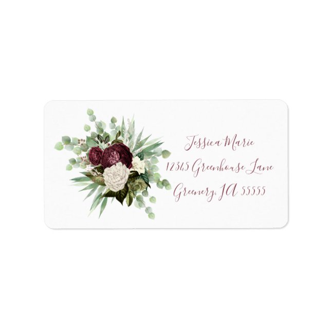 Botanical Return Address Label (Front)