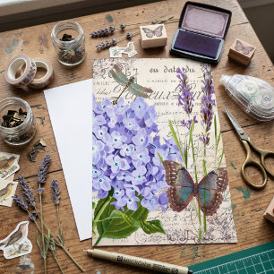 Botanical scrapbook paper
