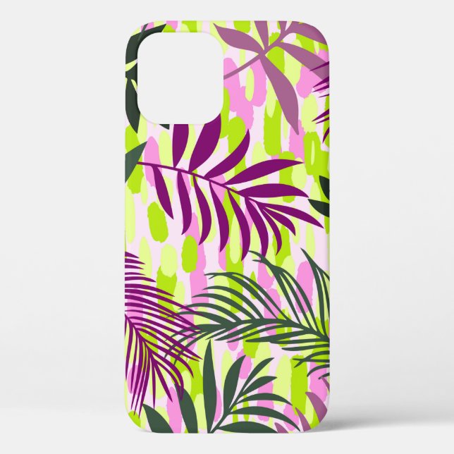 Botanical seamless pattern mixed with geometric sh Case-Mate iPhone case (Back)