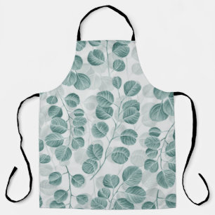 Botanical seamless pattern with vintage graphic si apron