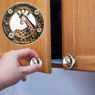 Botanical Serengeti Ceramic Knob