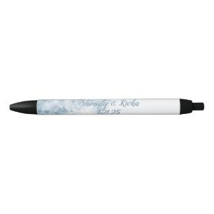 Botanical Sheva Brachos  Black Ink Pen