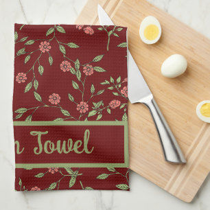 Botanical Template Kitchen Towel