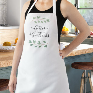 Botanical Thanksgiving  Apron