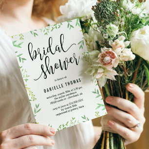 Botanical Touch Bridal Shower Invitation