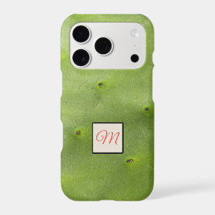 Botanical Tropical Green Cactus Photo Monogram
