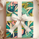 Botanical Tropical Summer Palm Leaves Wrapping Paper<br><div class="desc">Botanical Tropical Summer Palm Leaves Wrapping Paper. Perfect floral green paper for a Hawaii themed wedding or birthday.</div>