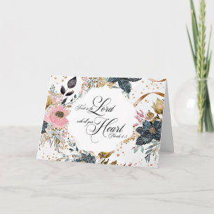 Botanical Trust in the Lord Card