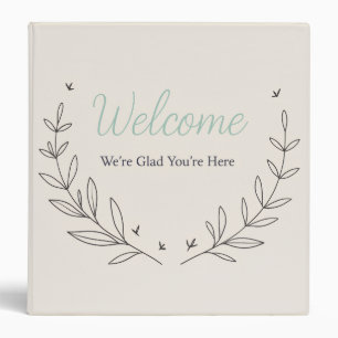 Botanical Vacation Rental Guest Information Binder