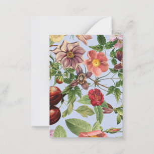 Botanical vintage design card