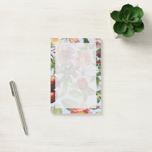 Botanical vintage design post-it notes (Office)