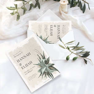 Botanical Vintage Earth Tones Invitation