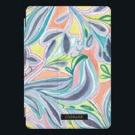 Botanical Watercolor Abstract Art iPad Cover<br><div class="desc">Protect your iPad with this unique watercolor art case. This design features a beautiful hand-painted botanical watercolor abstract painting. If you want to add custom text,  click the "Edit Design" button. ©2020 Eun Mi Kim</div>