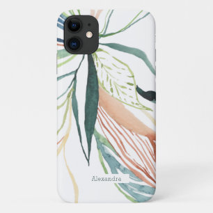 Botanical Watercolor Abstract Custom Phone case