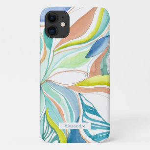 Botanical Watercolor Abstract Custom Phone case