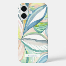 Botanical Watercolor Abstract Custom Phone case