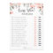 Botanical Watercolor Bridal Shower Guess Who Game