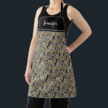 Botanical watercolor daisies monogram name apron<br><div class="desc">Create your own watercolor daisies monogram name apron.
Add your own name to personalize and create a very original apron.</div>